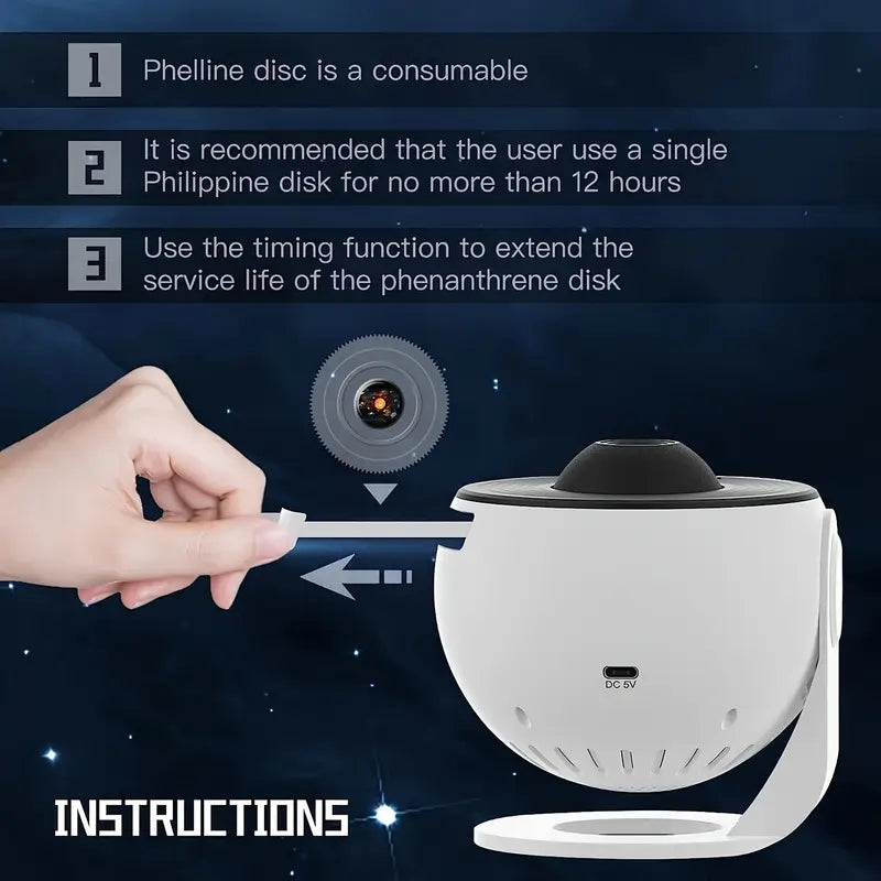 360 Starry Sky Projector